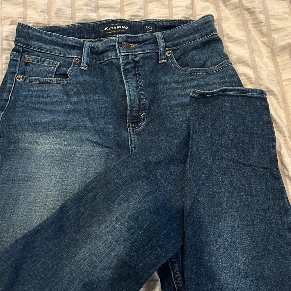 Lucky Brand High Rise Dark Blue Jeans